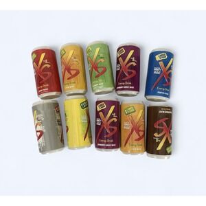 XS Energy Drink Can Bar Party String Lights Festive Décor Replacement Covers